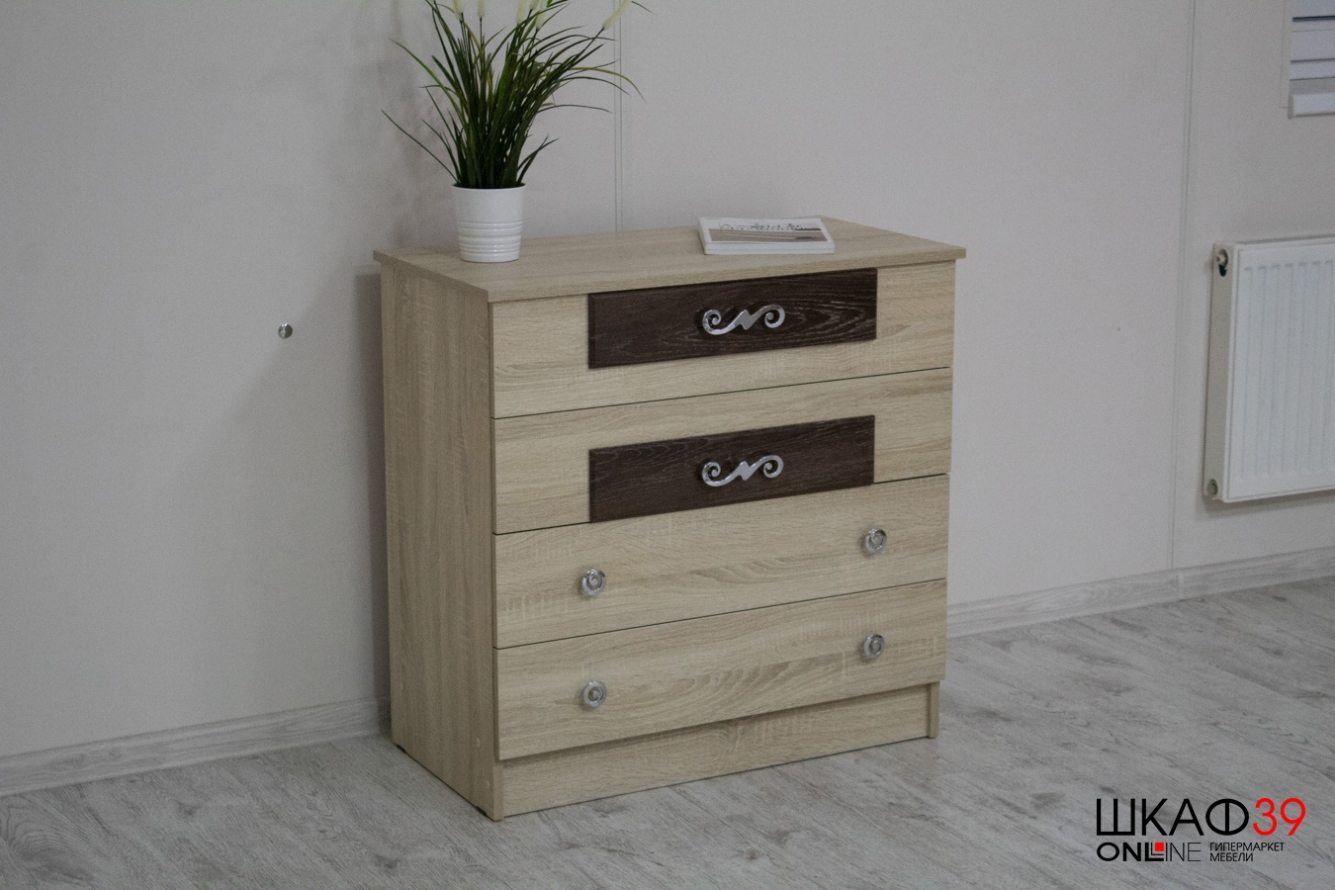 Комод современный Мадлен, Дуб шале мореный