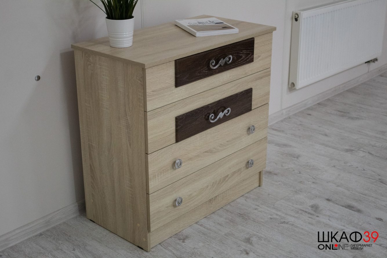 Комод современный Мадлен, Дуб шале мореный
