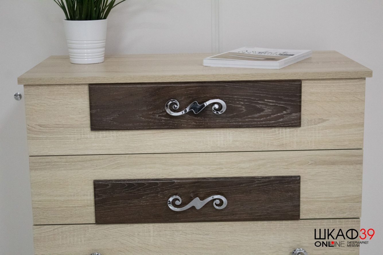 Комод современный Мадлен, Дуб шале мореный