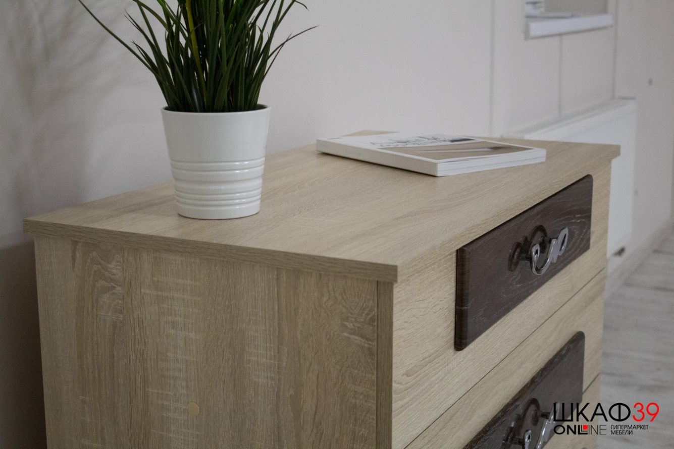 Комод современный Мадлен, Дуб шале мореный