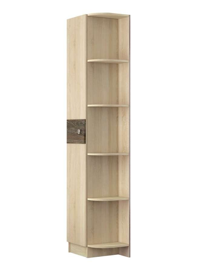 Шкаф торцевой Мадлен (Дуб шале мореный)