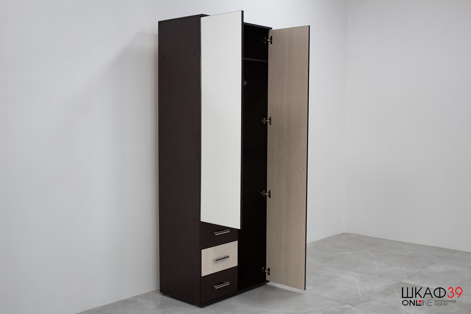 Шкаф 2-х дверный Белла, венге