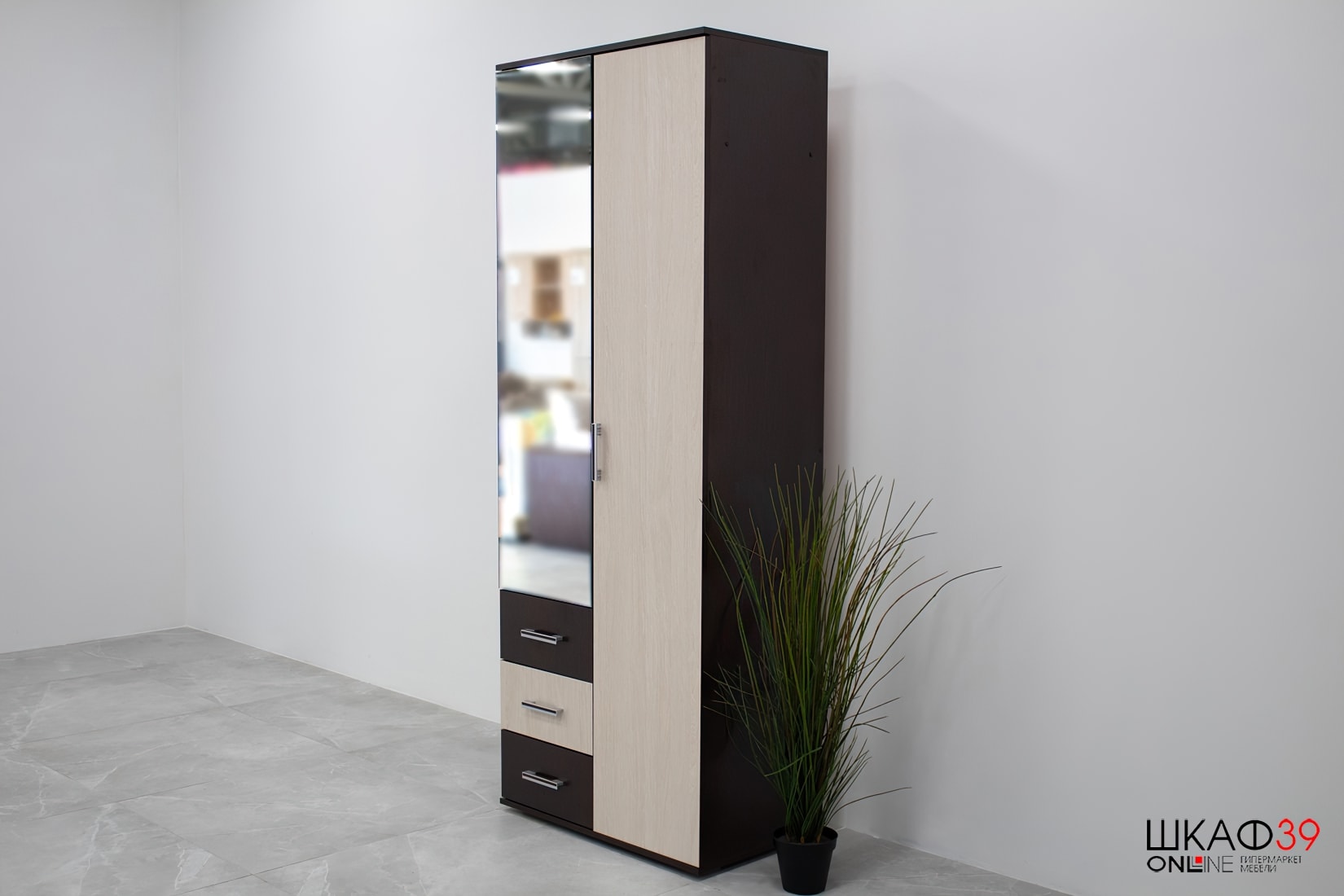 Шкаф 2-х дверный Белла, венге