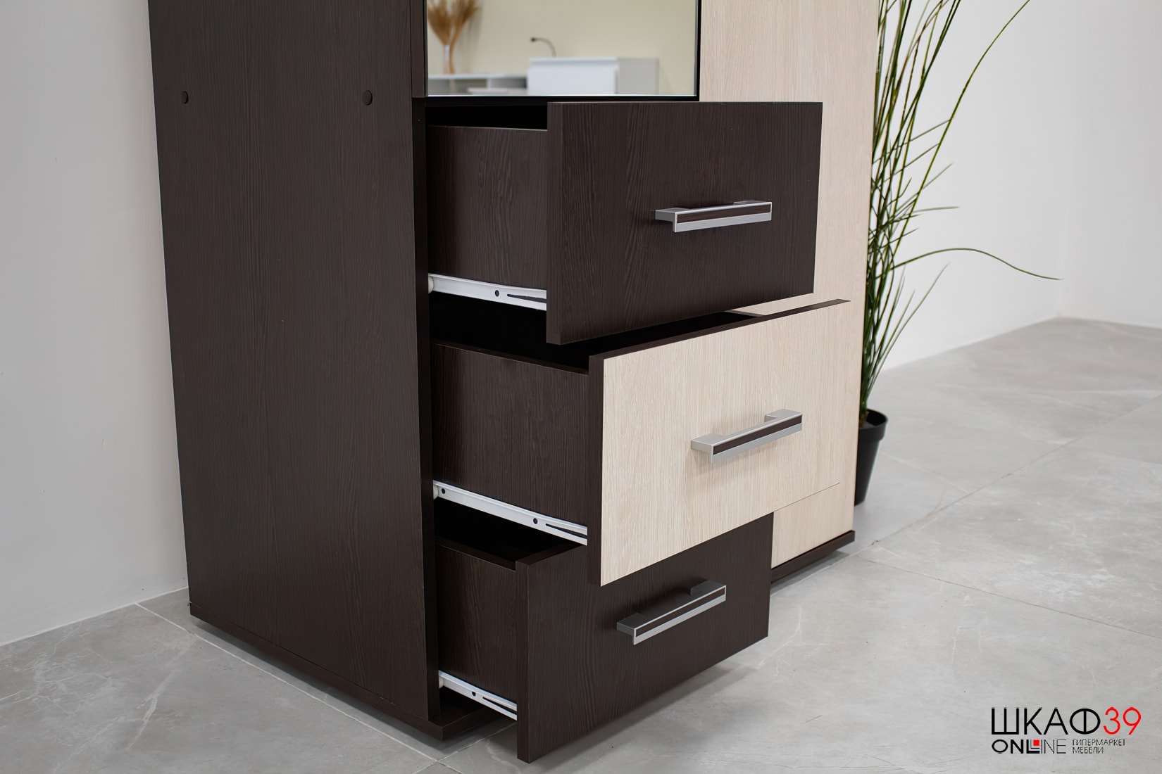 Шкаф 2-х дверный Белла, венге