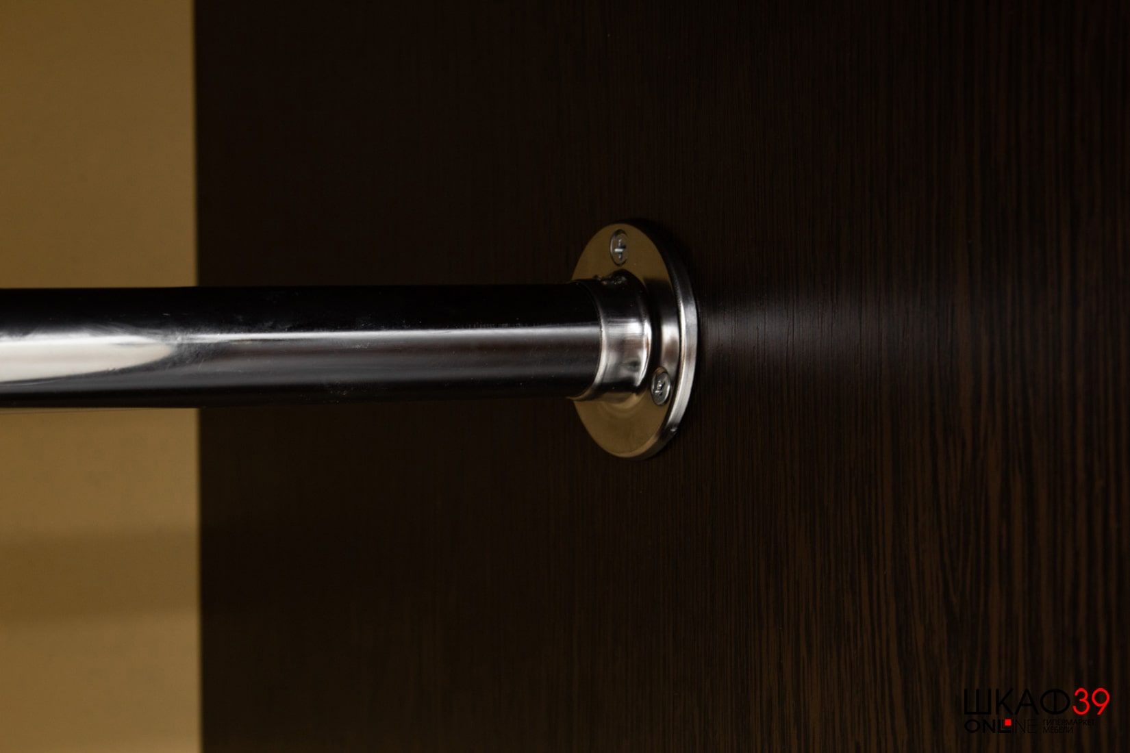 Шкаф 2-х створчатый с перегородкой BTS, венге