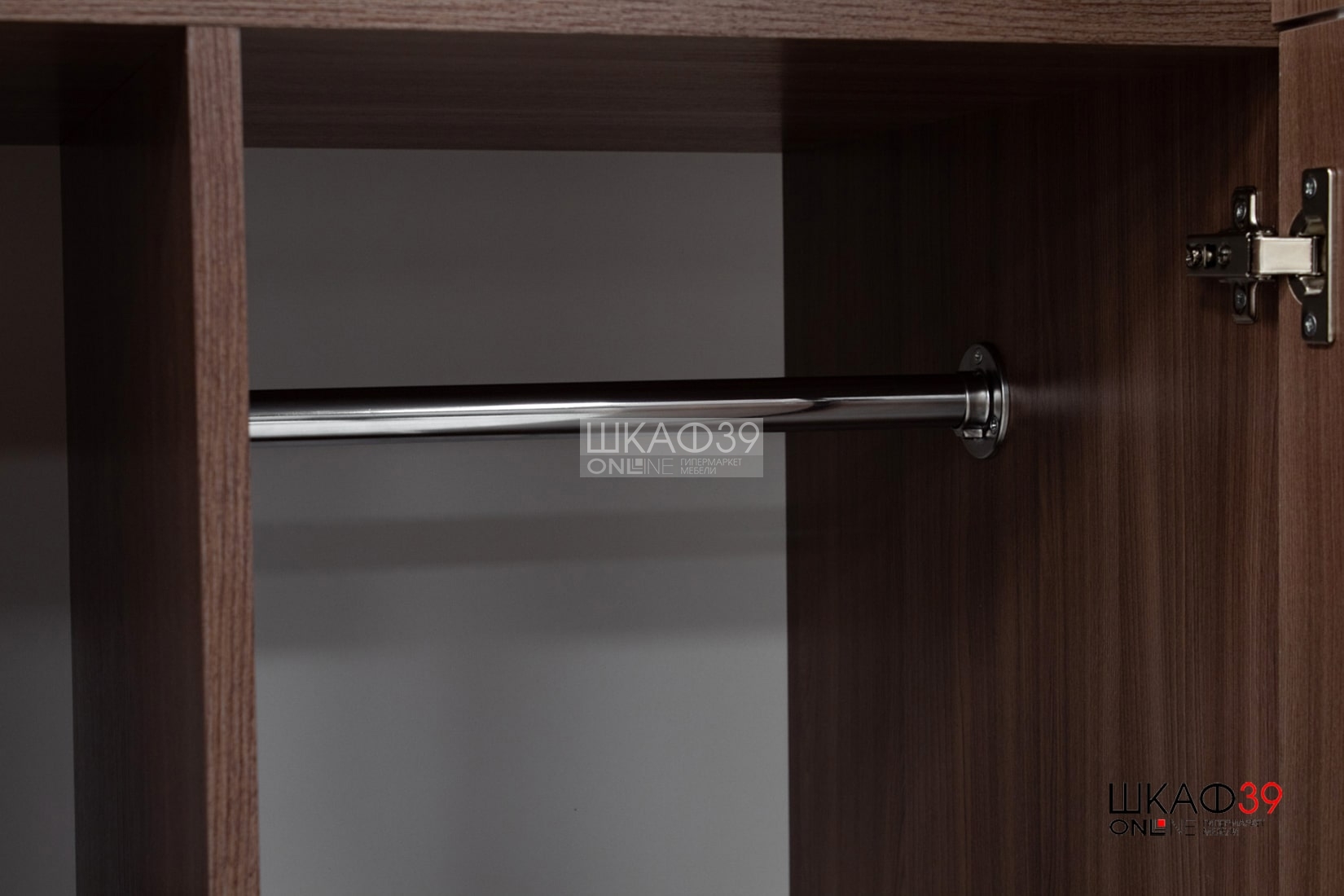 Шкаф 2-х ств. с перегородкой ясень шимо