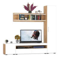 Альба Комплектация № 6 Дуб крафт золотой/белый премиум