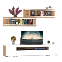 Альба Комплектация № 7 Дуб крафт золотой/белый премиум