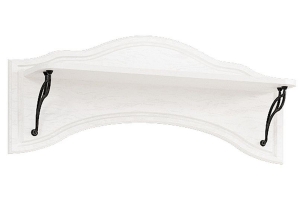 Роуз Полка 15.68 Белый с тиснением поры дерева/ясень ваниль