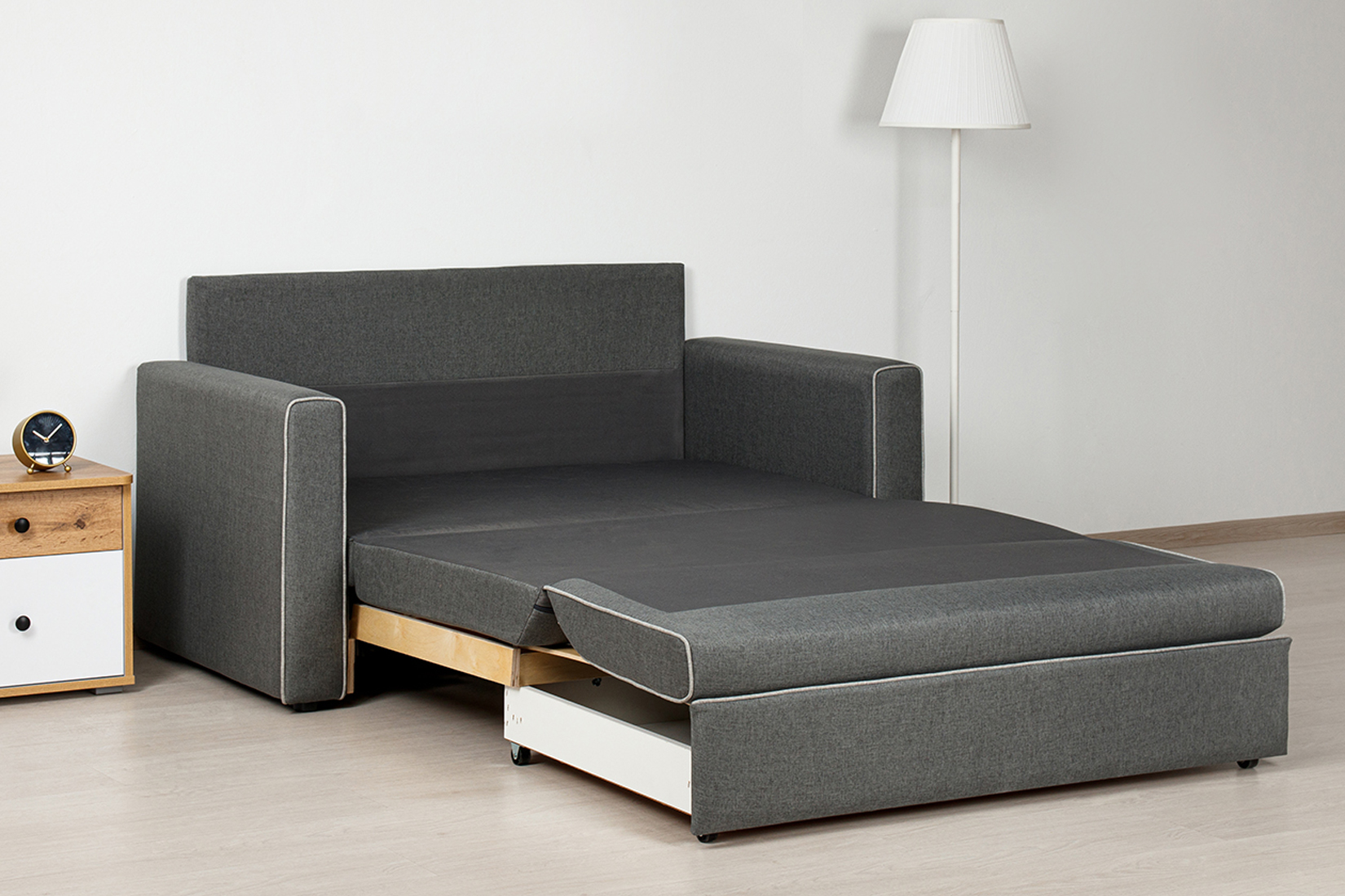 Найс Р (120) Диван - кровать Арт. ТД 298 Тесла грей, Тесла грей, Тесла смоуг