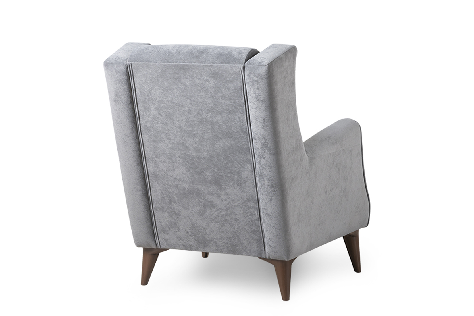 Плимут Кресло для отдыха Арт. ТК 377 Романс грей, Марвел шоколад к/з