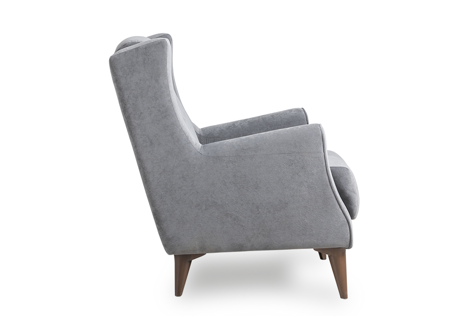 Плимут Кресло для отдыха Арт. ТК 377 Романс грей, Марвел шоколад к/з