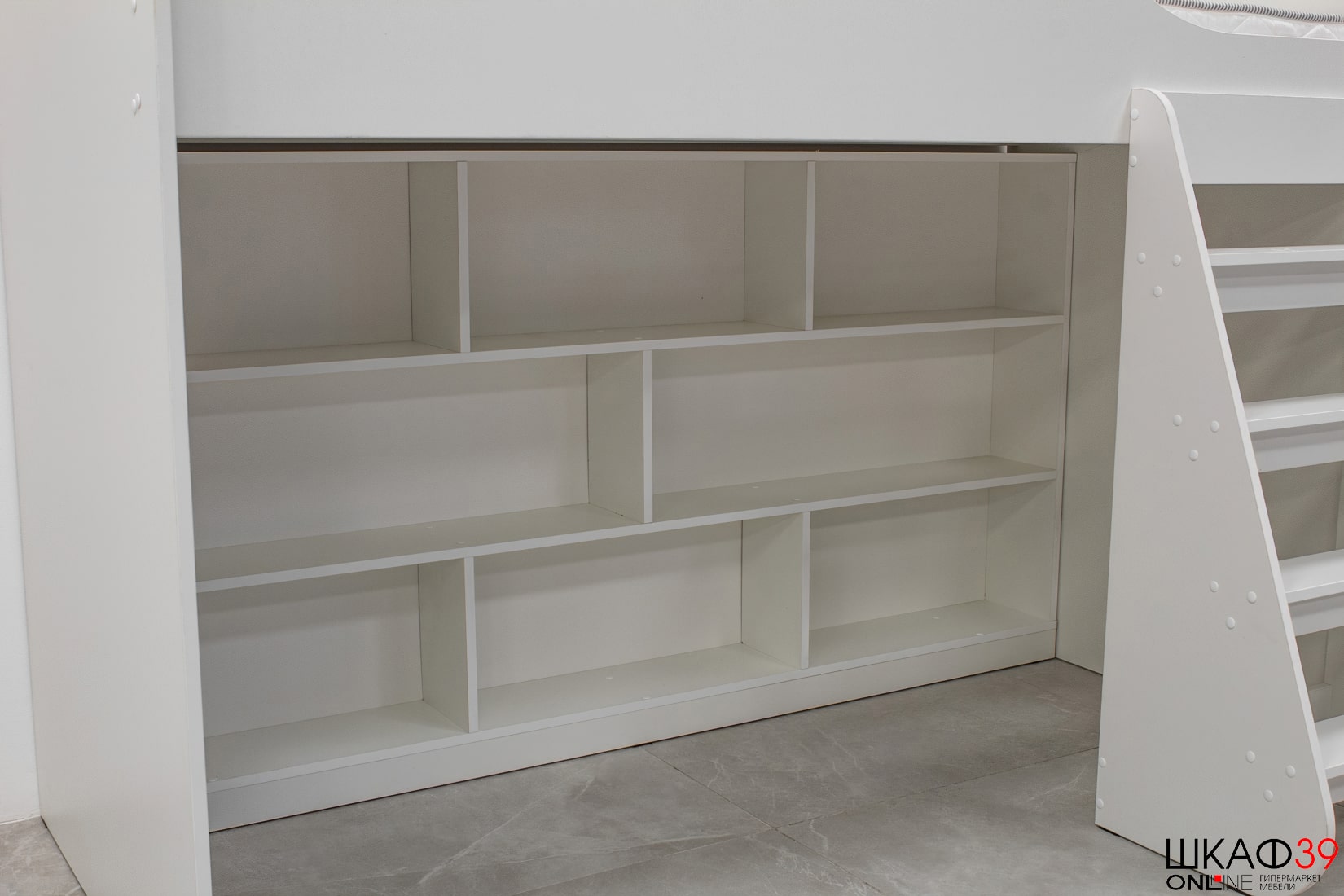 Кровать-чердак с лестницей Трио КР-07 80х186