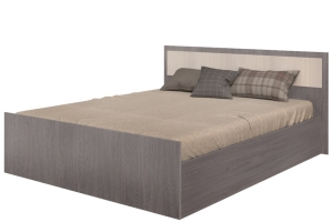 Фиеста Кровать 140 с ДСП настилом (Шимо светлый/Темный)