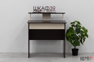 Стол письменный с полкой, венге/лоредо