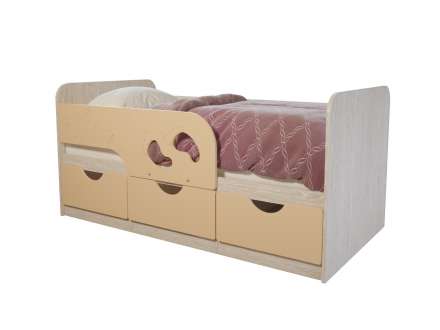 Кровать Минима Лего 80х160, крем-брюле