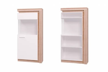 Люмен 01 Шкаф-витрина (Дуб Сакраменто)