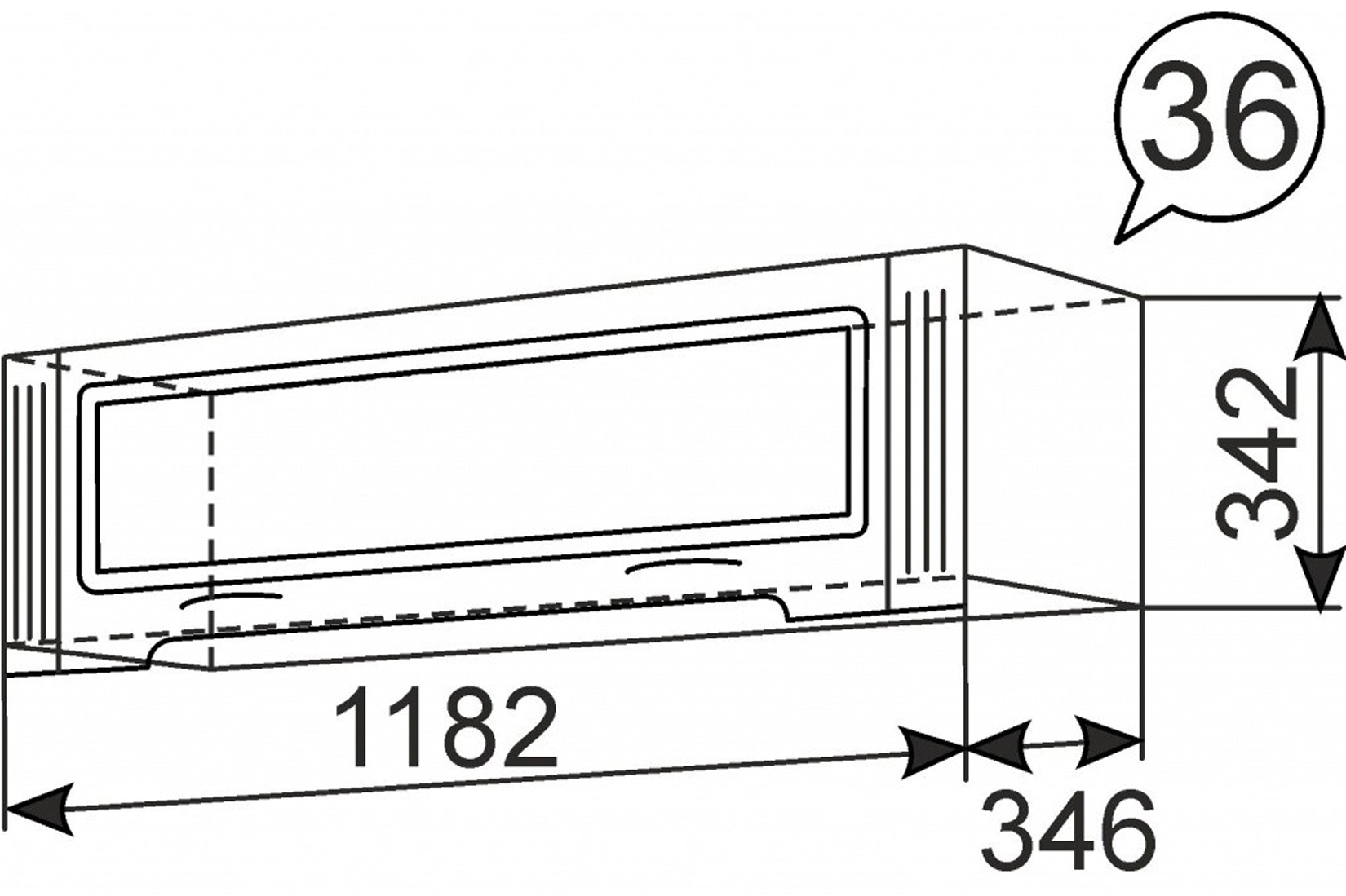 36 Секция навесная Виктория