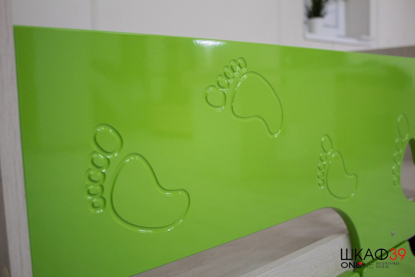 Кровать Минима Лего 80х160, лайм глянец