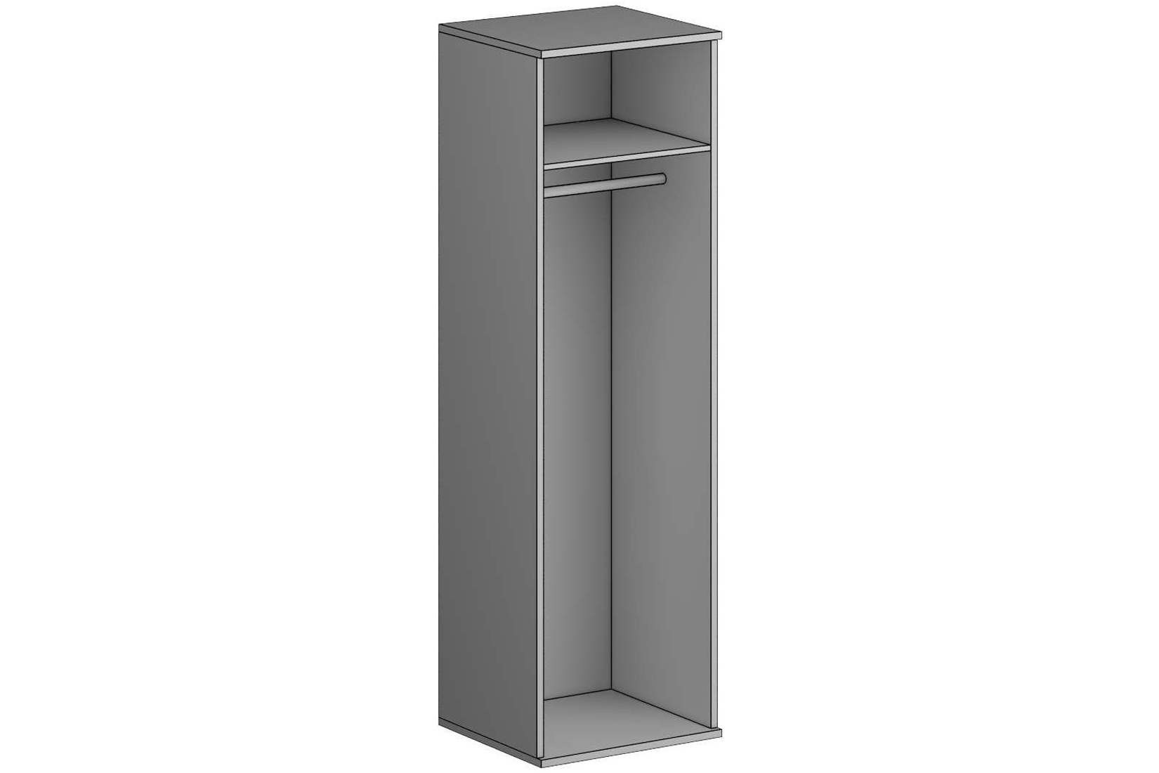 GLOSS NEW ШО-01 (к) шкаф для одежды