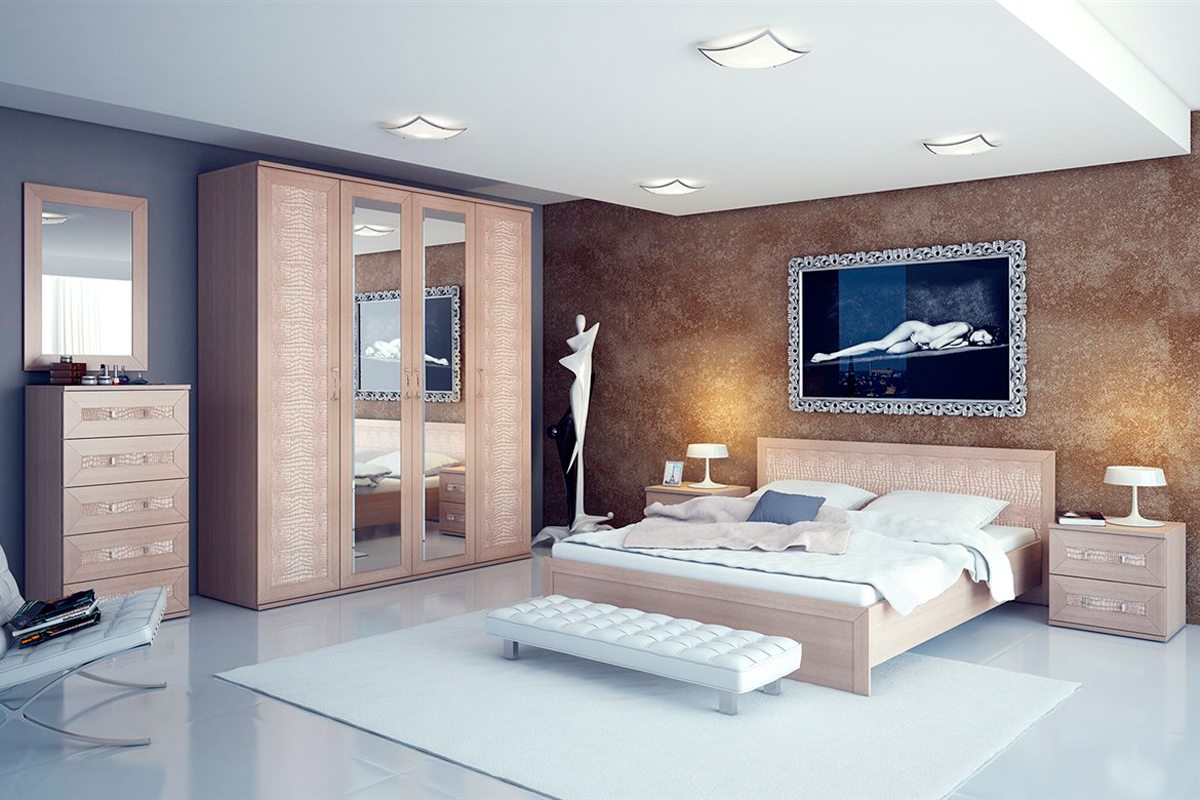 GLOSS NEW Кр-03 (1400) (к) Кровать с ортопедическим основанием