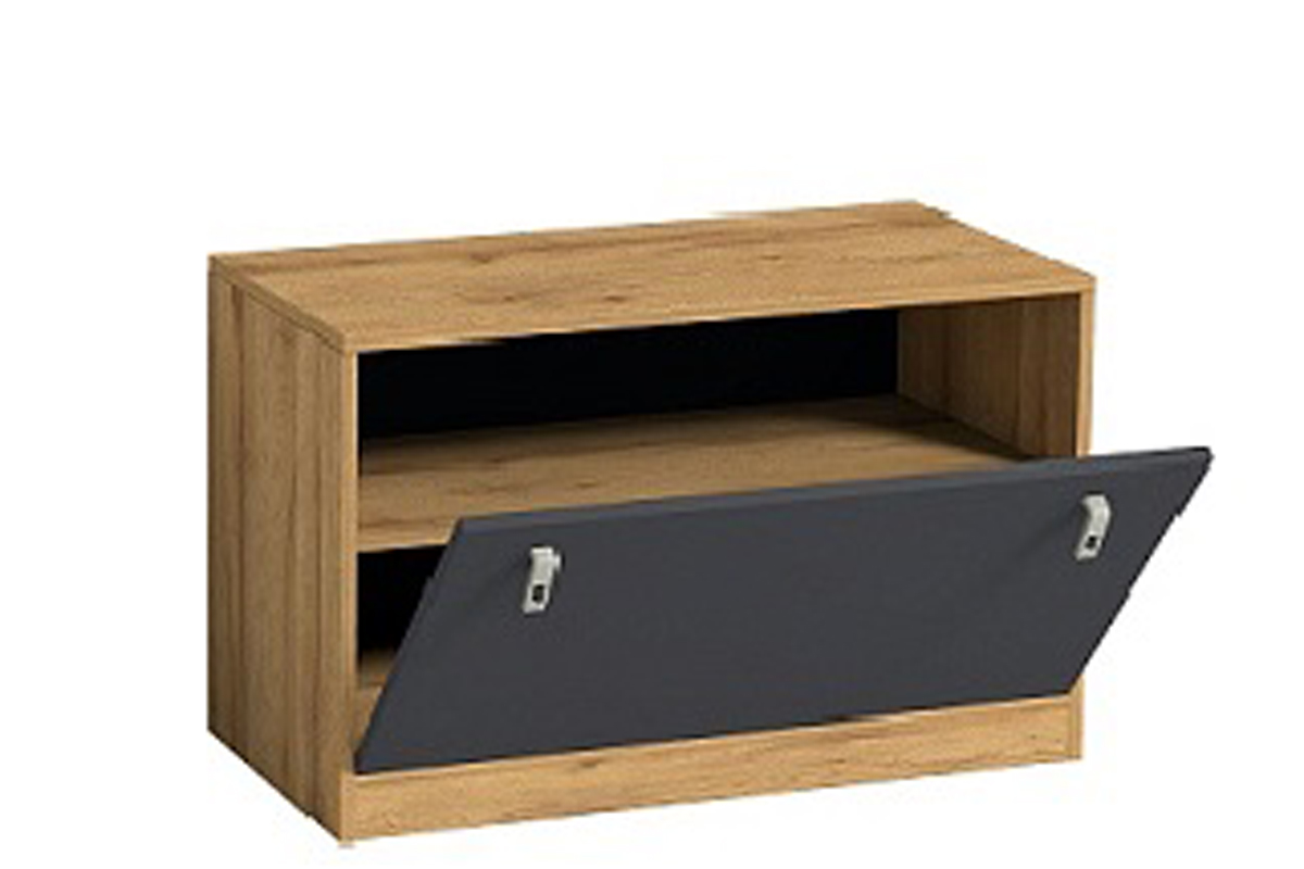 Тумба для обуви Комфорт 16, дуб золотистый