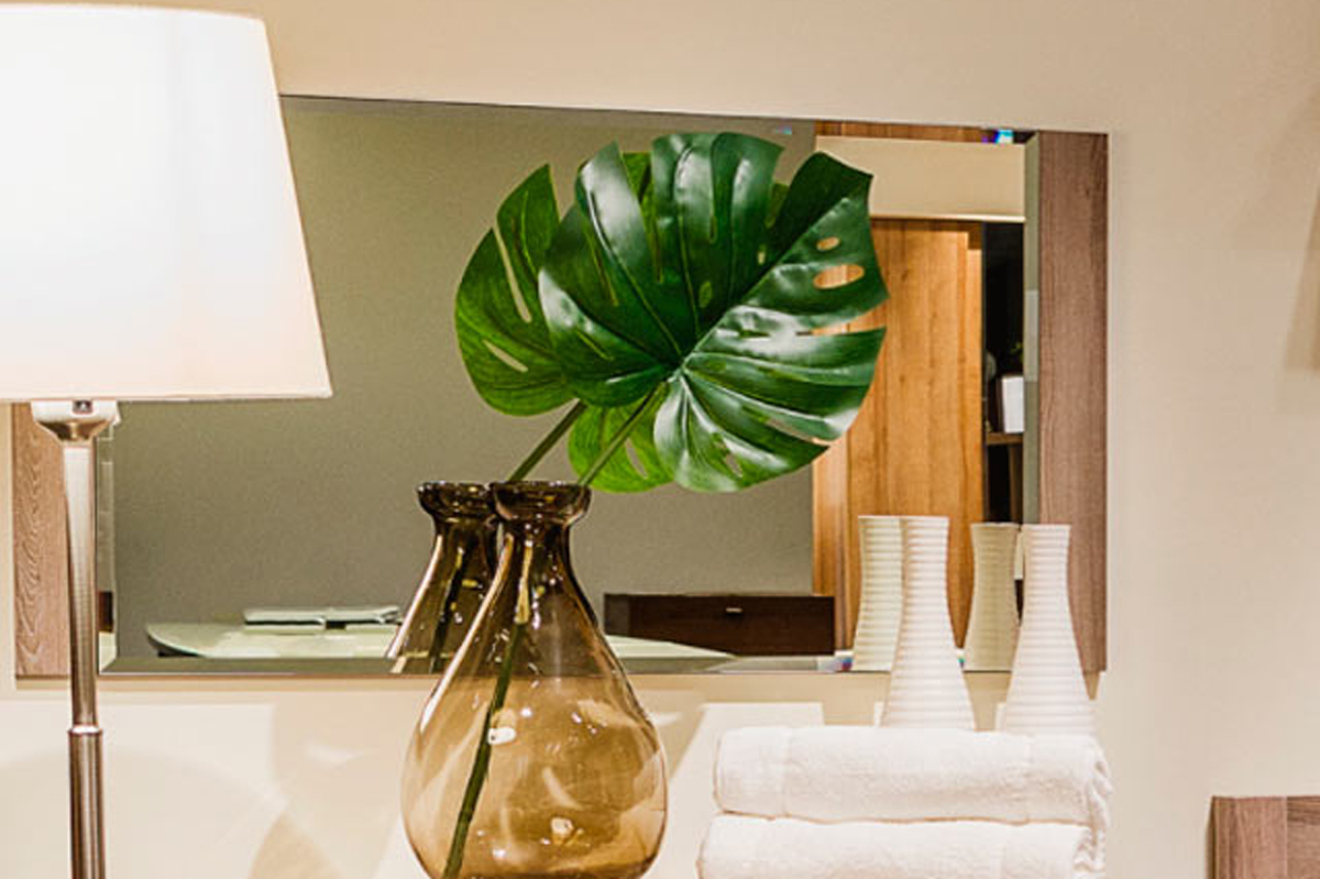 Зеркало навесное Афина А9, ясень