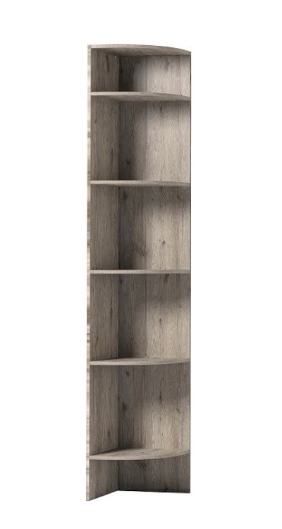 Полка угловая Комфорт 9, гаскон пайн