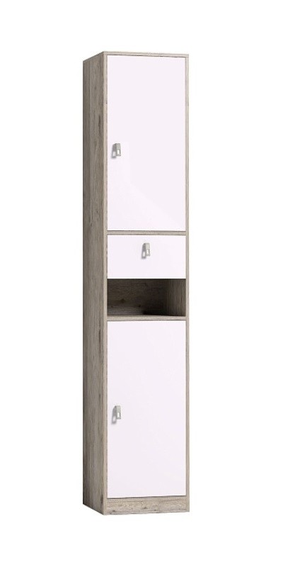 Комфорт 8 Шкаф МЦН (Гаскон пайн/Белый)