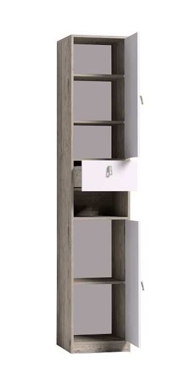 Комфорт 8 Шкаф МЦН (Гаскон пайн/Белый)