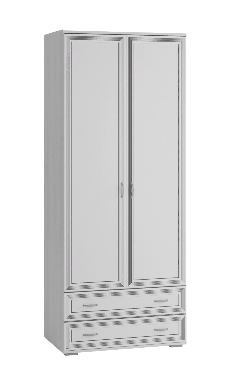 Ливорно ЛШ-22 Шкаф двухстворчатый ясень анкор светлый