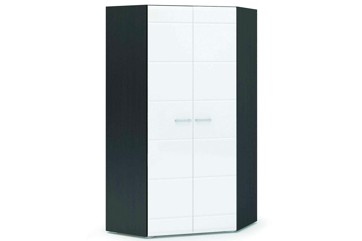 Вегас Шкаф угловой 2-х ств. Белый/Венге 