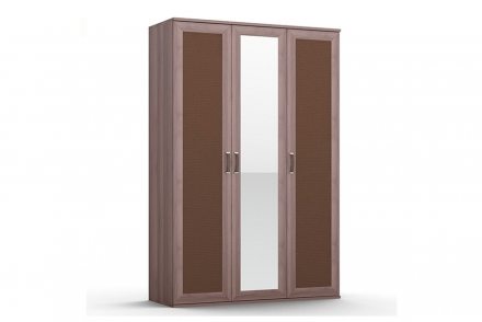 GLOSS NEW ШО-03 Шкаф для одежды (2к/1зр) шамони глянец