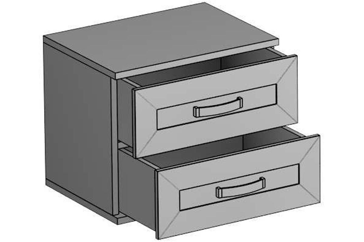 GLOSS NEW Т-02 (к) тумба шамони глянец