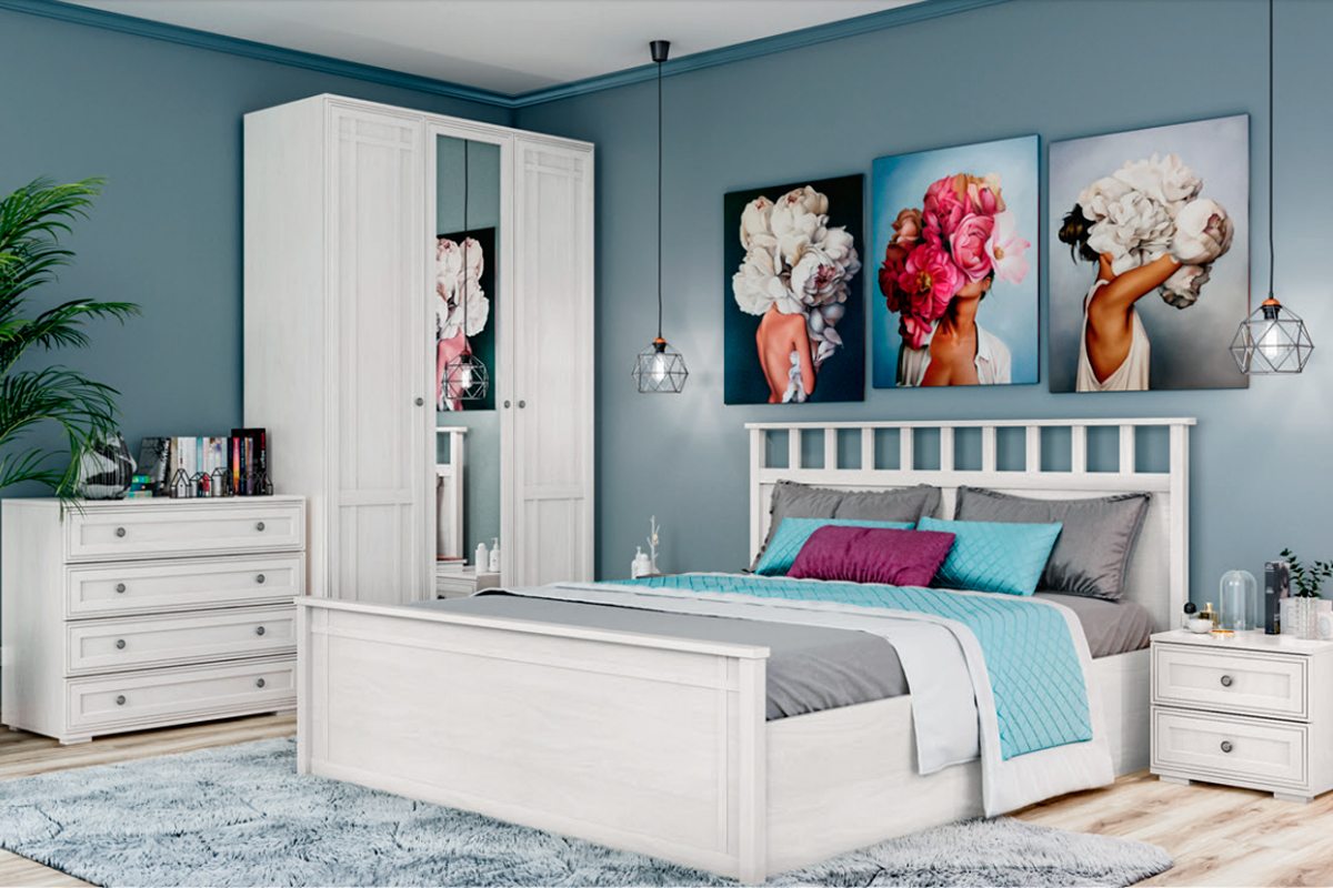 Тумба прикроватная Ричард РТ-20, ясень анкор светлый