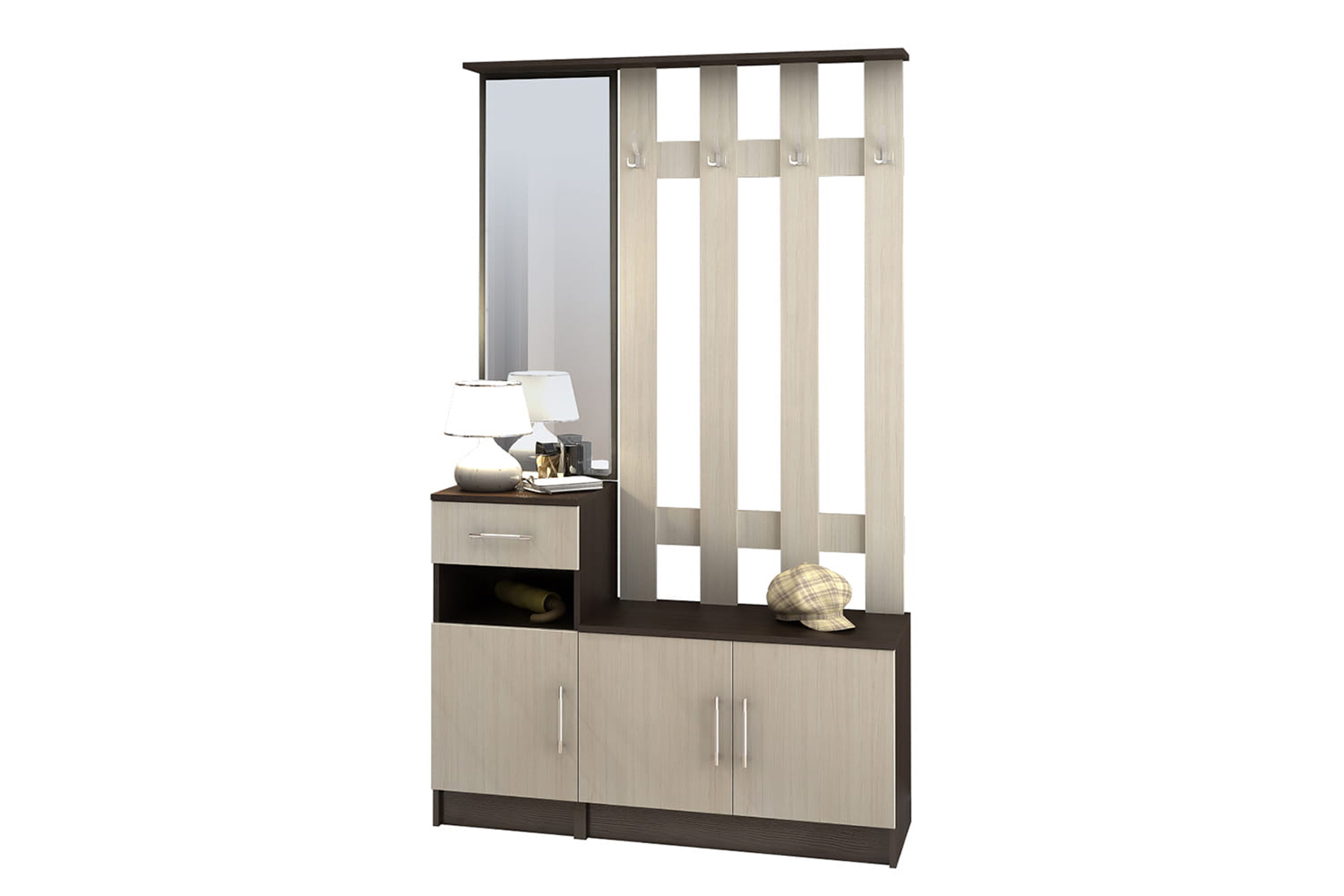 Машенька прихожая Венге/Дуб белфорт