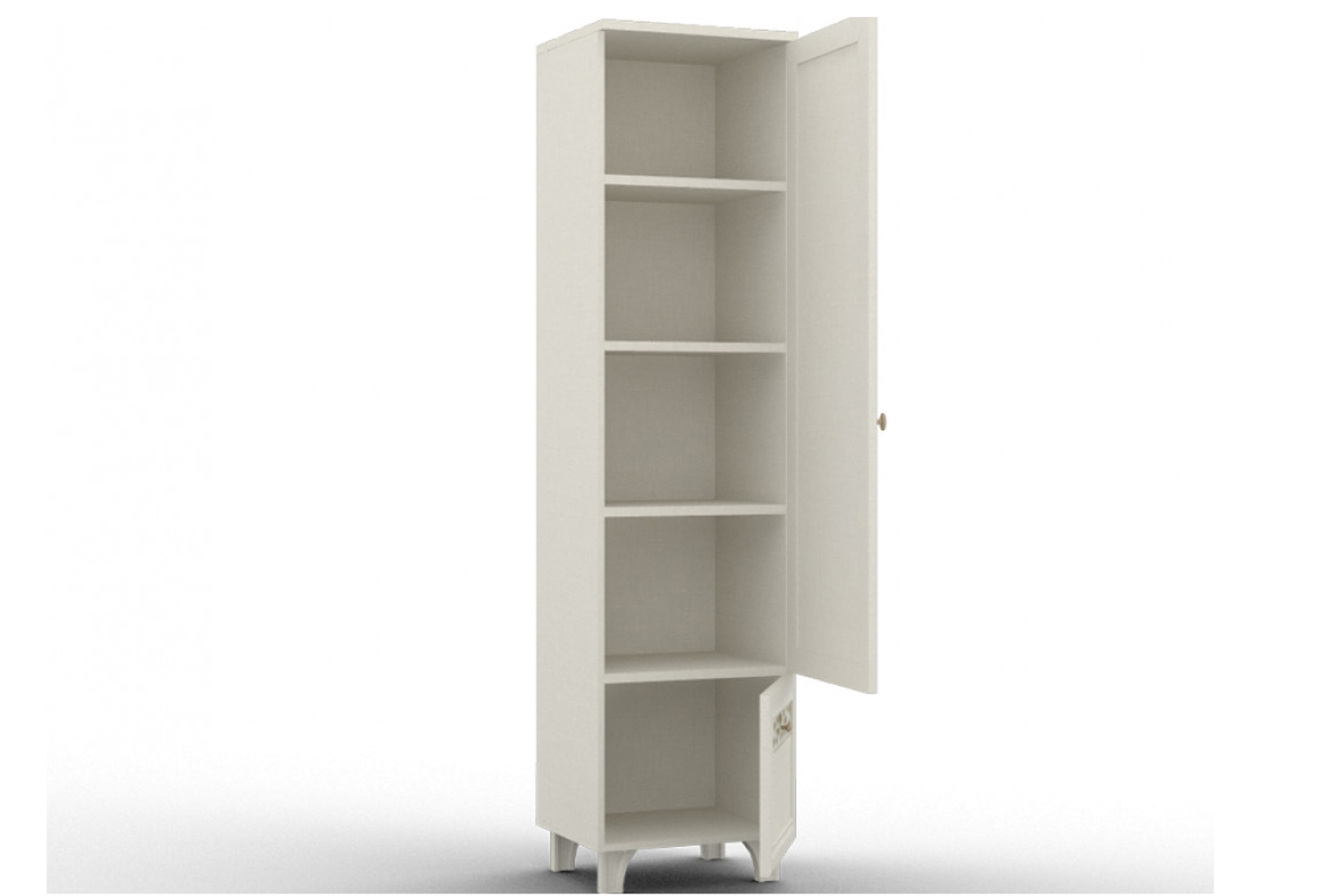 Twist Tw-ШК-03 Шкаф комбинированный со стеклом правый