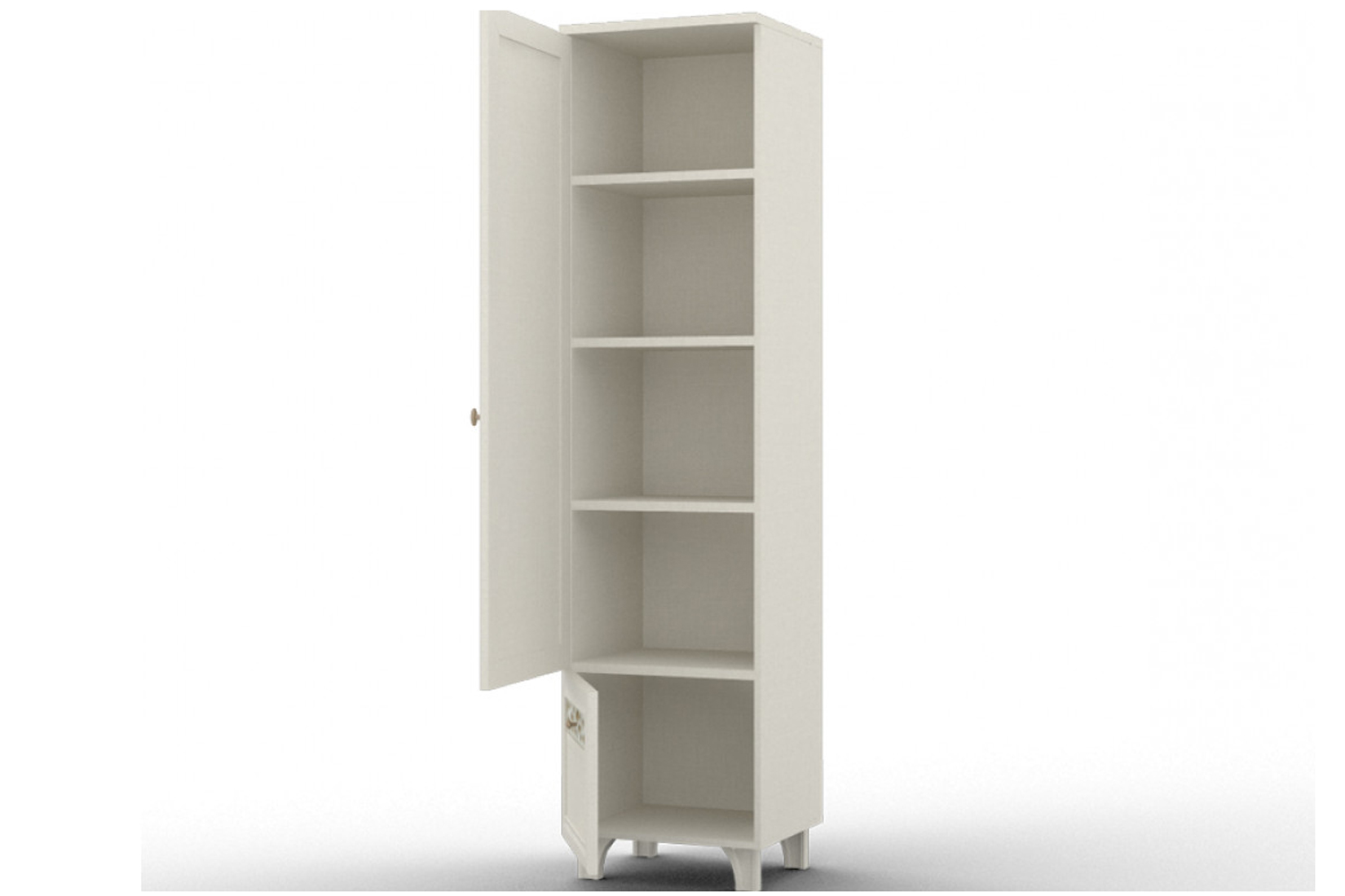 Twist Tw-ШК-03 Шкаф комбинированный со стеклом правый 