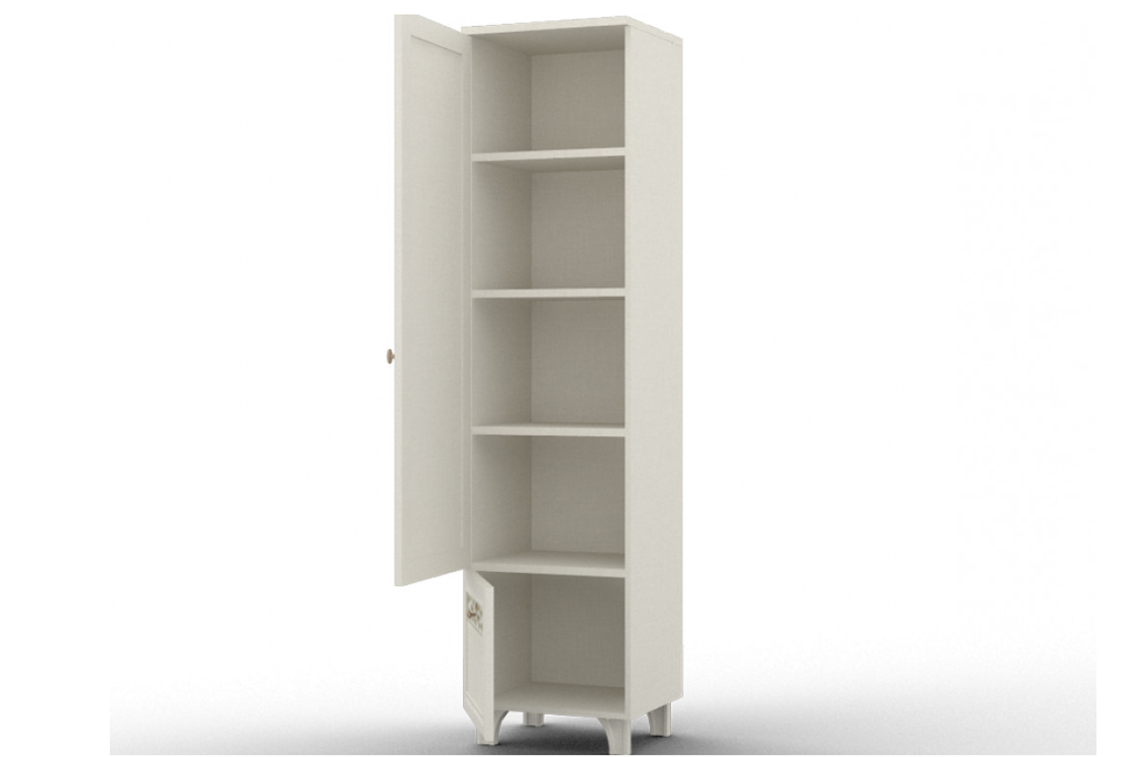 Twist Шкаф комбинированный ШК-03 (стекло матовое) левый