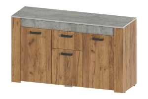 Комод комбинированный Франк КМ-11, крафт/бетон