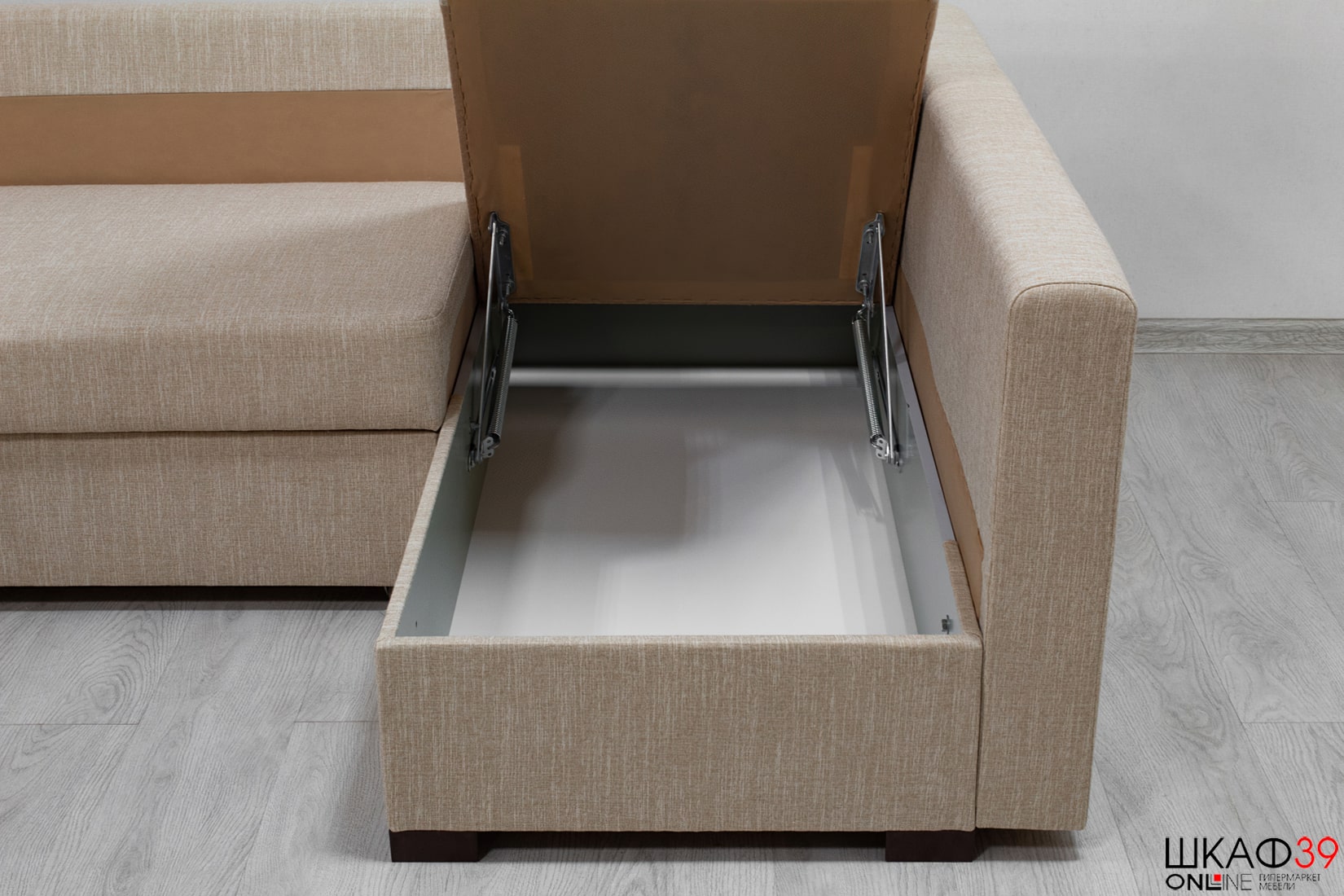 Джессика 2 (15) Диван угловой правый (УП) RE 10 (распр ликвид)