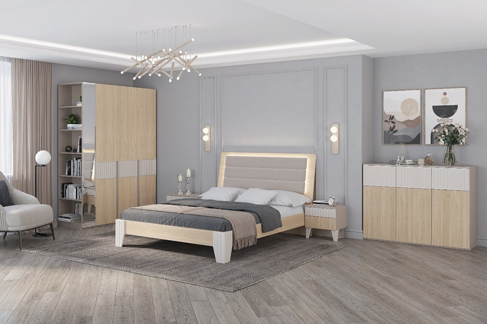 Комод современный Беатрис 4