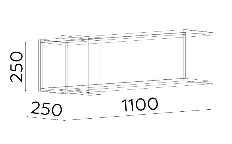 Шкаф навесной Гринвич 7