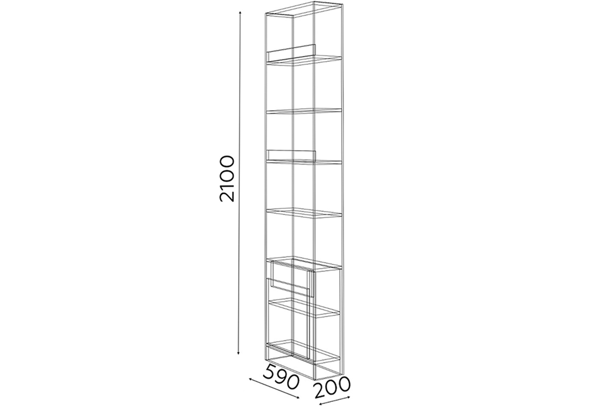 Стеллаж Гринвич 10