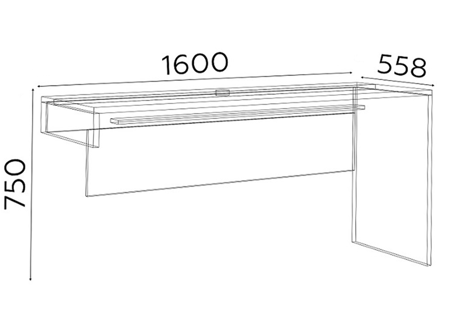 Стол письменный Гринвич 3