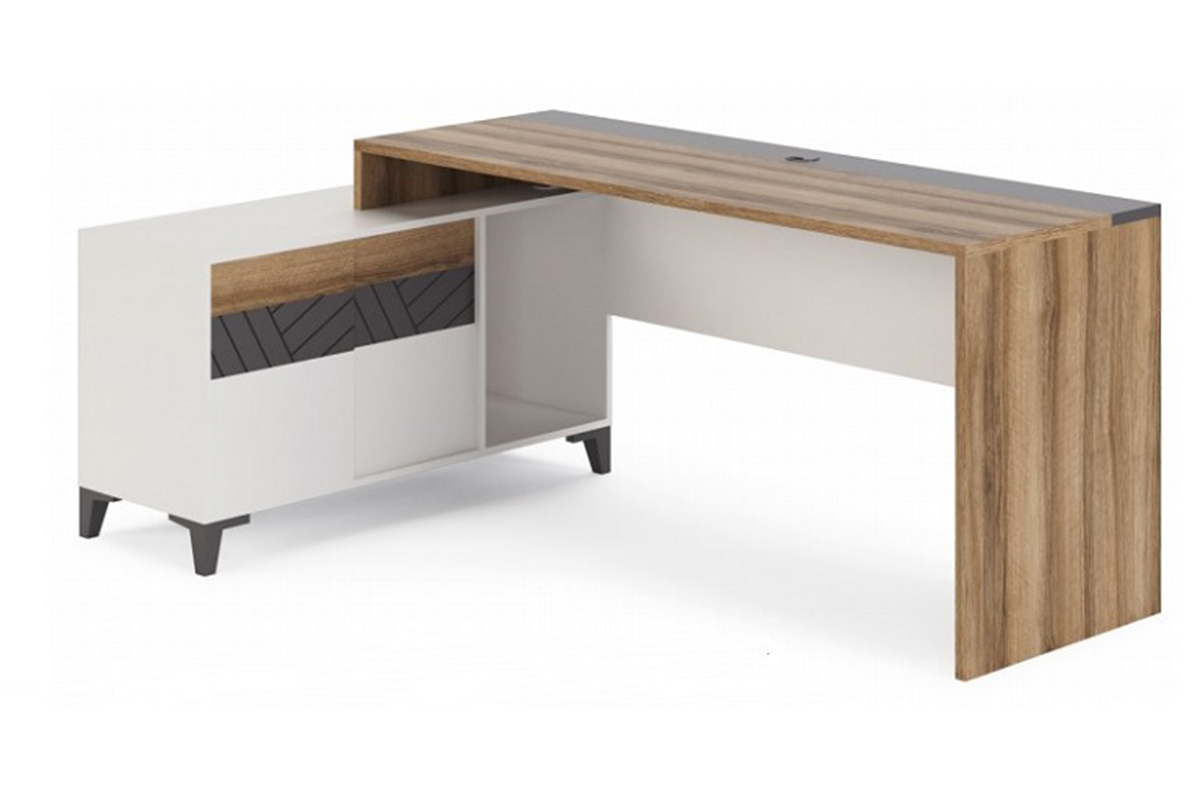 Гринвич 3+5 Стол письменный с тумбой