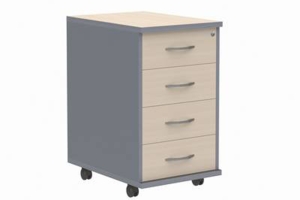 IMAGO ТП-4.1А Тумба приставная клён/металлик