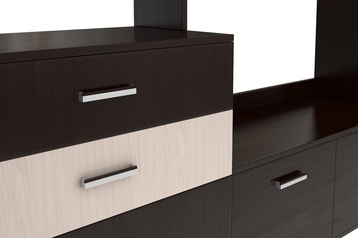 Стенка в гостиную Белла, венге