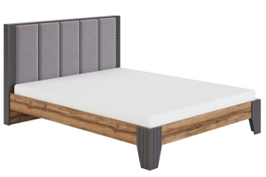 Моника 2.1 Кровать 140  с мягкой спинкой, с ортопед. осн.