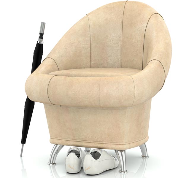 Банкетка 6-5104 бежевая экокожа